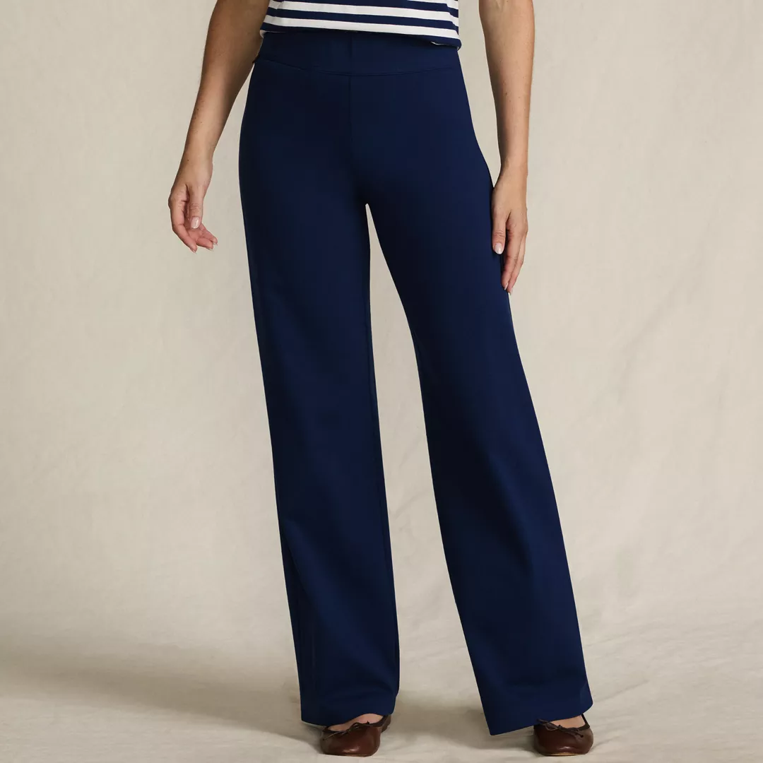 Women's Starfish High Rise Pull On Wide Leg Pocket Pants