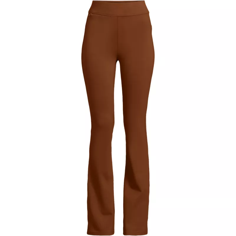 Women's Starfish High Rise Pull On Flare Pocket Pants, Front