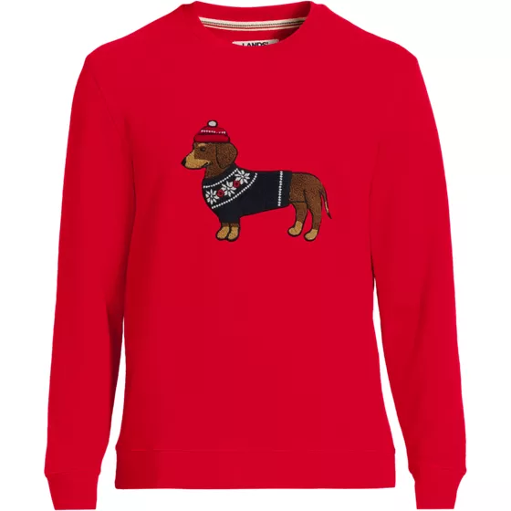 Men's Long Sleeve Serious Sweats Holiday Crew Sweatshirt - primary