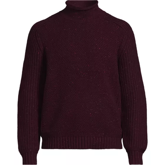 Men's Long Sleeve Roll Neck Sweater - primary