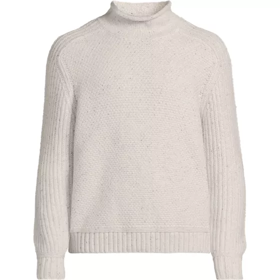 Men's Long Sleeve Roll Neck Sweater - primary