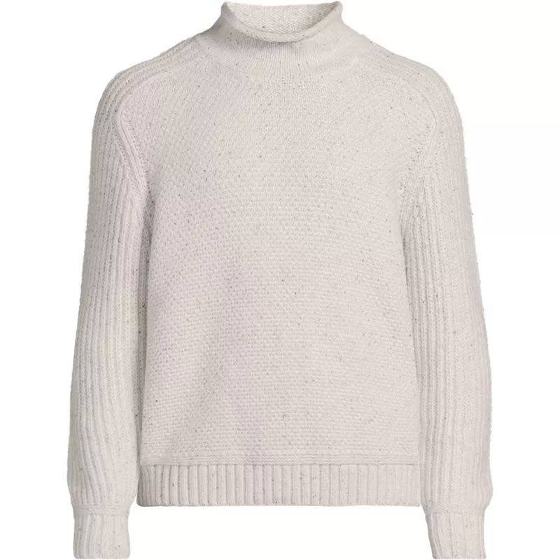 Men's Long Sleeve Roll Neck Sweater, Front