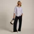 Women's Sport Knit High Rise Pull On Relaxed Straight Leg Pants, alternative image