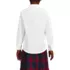 School Uniform Girls Long Sleeve Peter Pan Collar Broadcloth Shirt, Back