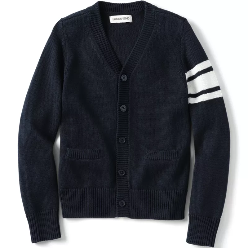 Kids Legacy Varsity Cardigan, Front