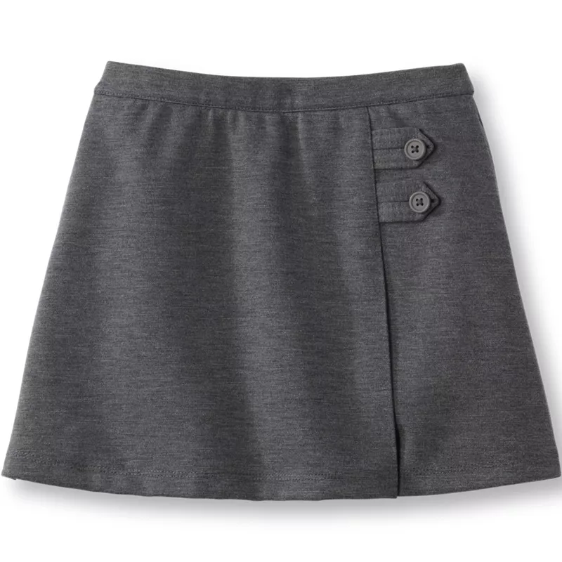 Girls Ponte A Line Skort Above the Knee, Front