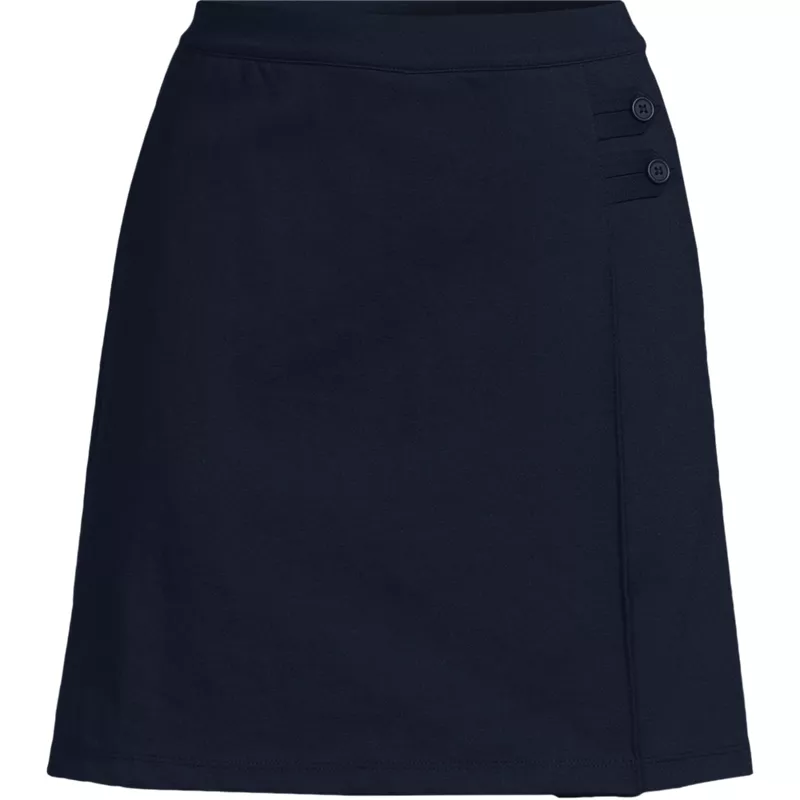 Women's Ponte A Line Skort Above the Knee, Front