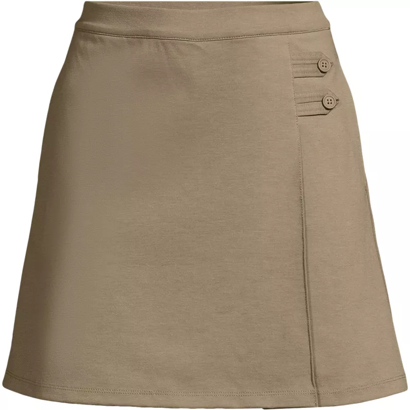 Women's Ponte A Line Skort Above the Knee, Front