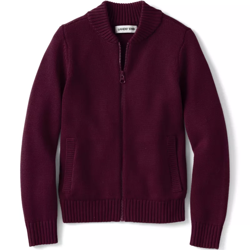 Kids Legacy Full Zip Cardigan, Front