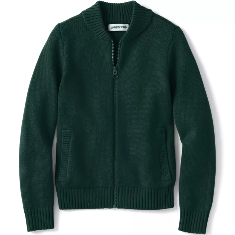 Kids Legacy Full Zip Cardigan, Front