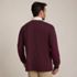 Men's Long Sleeve Rugged Rugby Embroidered Polo, Back