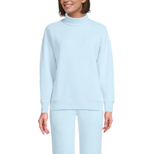 Women's Long Sleeve Serious Sweats Mock Neck Sweatshirt - image 5