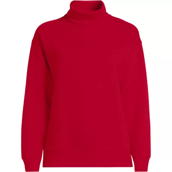 Women's Long Sleeve Serious Sweats Mock Neck Sweatshirt - primary