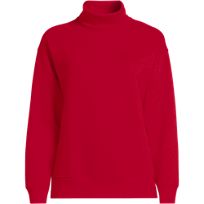 Sweat-shirt Femme Lands' End Grande Taille 2X Rose à Faux Col - Très Bon état