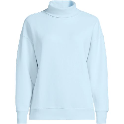 Women's Long Sleeve Serious Sweats Mock Neck Sweatshirt - image 4