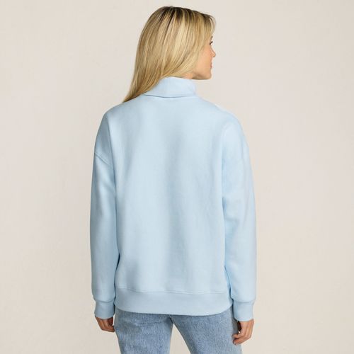 Women's Long Sleeve Serious Sweats Mock Neck Sweatshirt - image 2