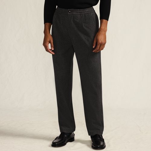  Lands' End Wool Touch Hose, Herren, Größe:46 76 Regular, Grau, Polyester/viskose/polyester-mischung, By Lands' End 
