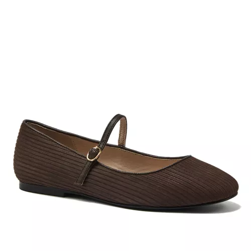 Women's Classic Corduroy Mary Jane Flats, alternative image