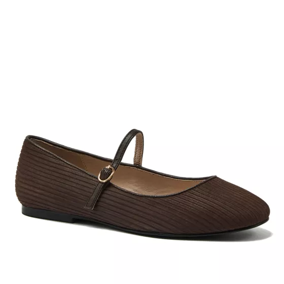 Women's Classic Corduroy Mary Jane Flats - primary