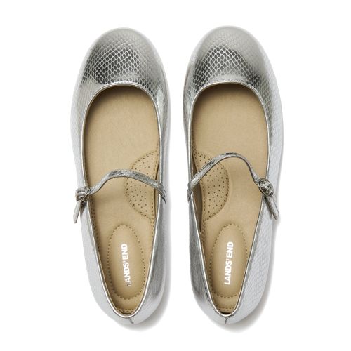 Women's Classic Metallic Mary Jane Flats - image 2