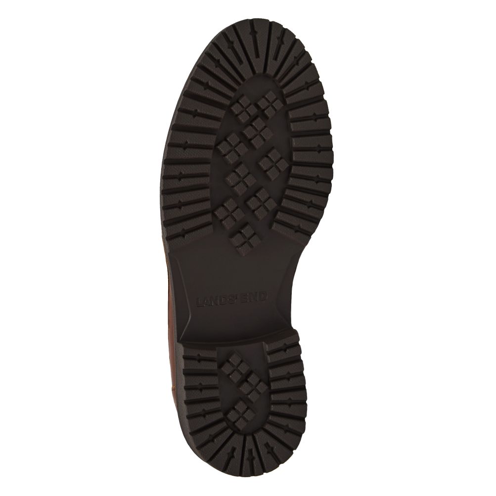 Women's Seaport Leather Lace Up Boat Shoes | Lands' End