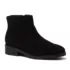 Women's Detailed Suede Zip Ankle Booties, alternative image