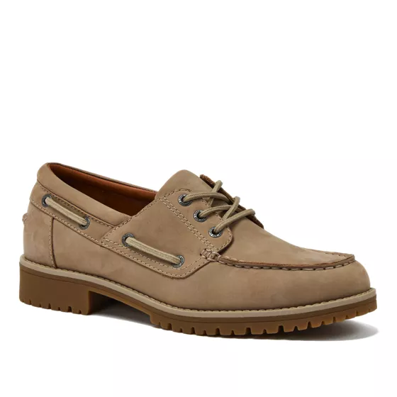 Men's Seaport Leather Lace Up Boat Shoes - primary