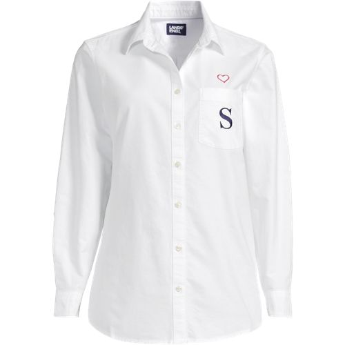 Women's Embroidered Oxford Shirt