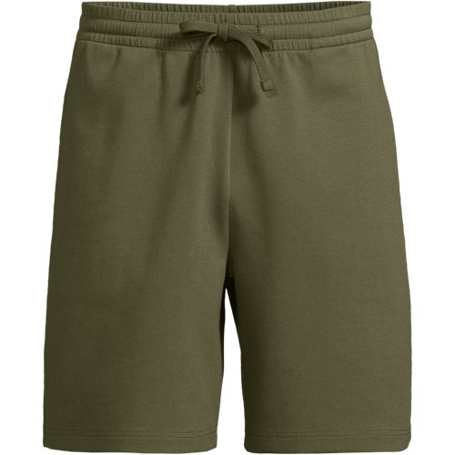 Luxe Shorts, Men, size: S, regular, Green, Cotton/Polyester/Poly-blend, by Lands' End