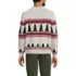 Men's Long Sleeve Drifter Christmas Tree Crewneck Sweater, Back