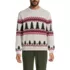 Men's Long Sleeve Drifter Christmas Tree Crewneck Sweater, Front