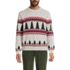 Men's Long Sleeve Drifter Christmas Tree Crewneck Sweater, Front