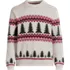 Men's Long Sleeve Drifter Christmas Tree Crewneck Sweater, Front