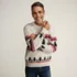 Men's Long Sleeve Drifter Christmas Tree Crewneck Sweater, alternative image