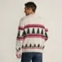 Men's Long Sleeve Drifter Christmas Tree Crewneck Sweater, Back