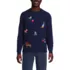 Men's Long Sleeve Embroidered Drifter Cable Sweater, Front
