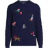Men's Long Sleeve Embroidered Drifter Cable Sweater, Front