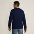 Men's Long Sleeve Embroidered Drifter Cable Sweater, Back