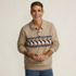 Men's Long Sleeve Cozy Cotton Blend Polo, alternative image