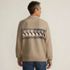 Men's Long Sleeve Cozy Cotton Blend Polo, Back