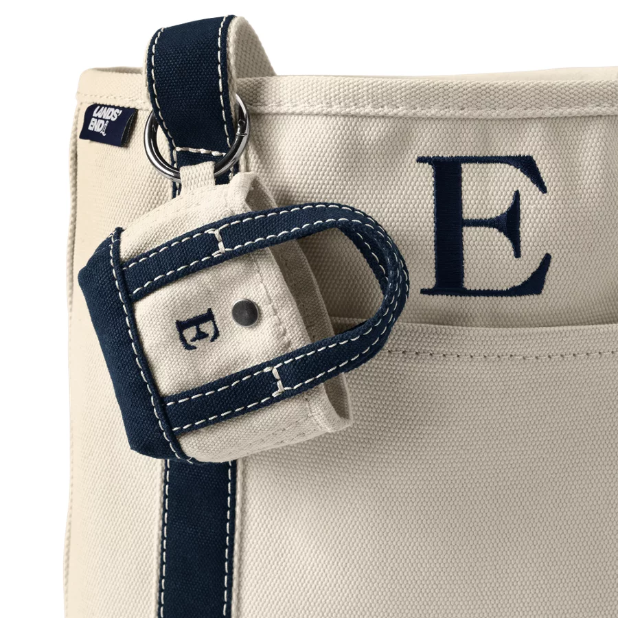 Pre Monogrammed Micro Canvas Tote view 2