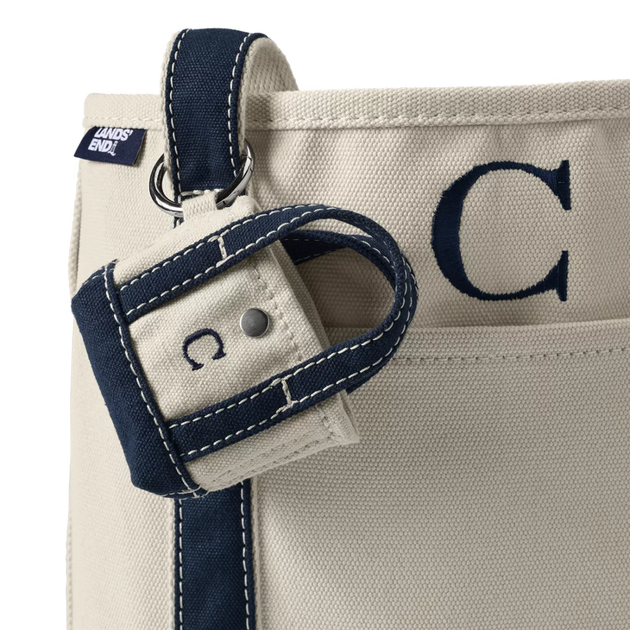 Pre Monogrammed Micro Canvas Tote view 6