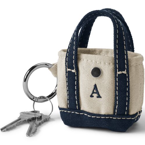 Pre-Monogrammed Mini Canvas Tote