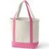 Pre-Monogrammed Letter A Canvas Tote Bag, Back
