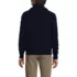 Men's Long Sleeve Cotton Blend Cable Shawl Cardigan, Back