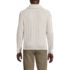 Men's Long Sleeve Cotton Blend Cable Shawl Cardigan, Back