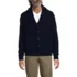 Men's Long Sleeve Cotton Blend Cable Shawl Cardigan, Front