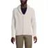 Men's Long Sleeve Cotton Blend Cable Shawl Cardigan, Front