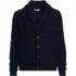 Men's Long Sleeve Cotton Blend Cable Shawl Cardigan, Front