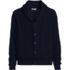 Men's Long Sleeve Cotton Blend Cable Shawl Cardigan, Front